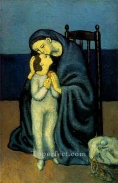 Madre e hijo 1901 Pablo Picasso Pinturas al óleo